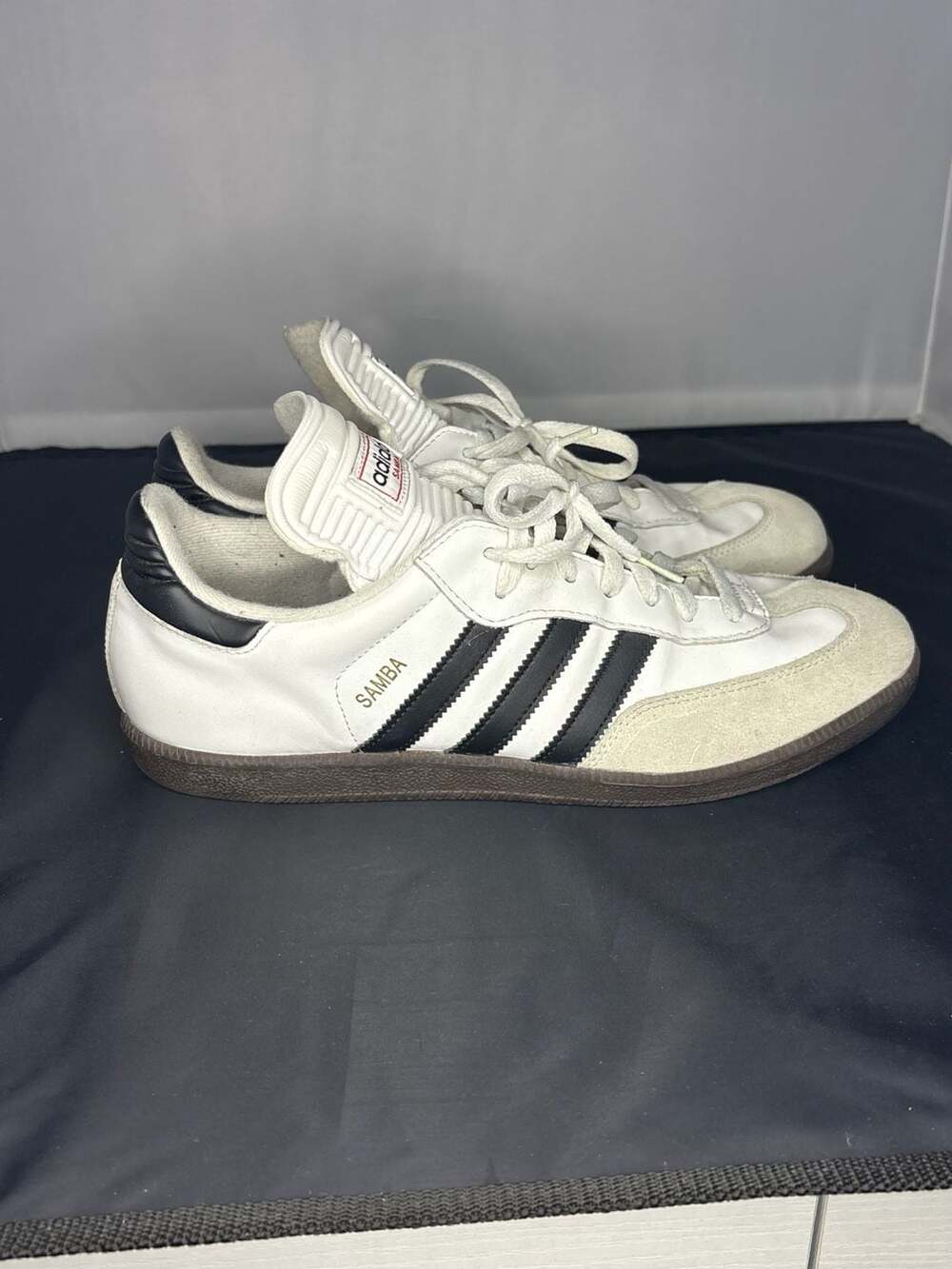 Adidas Samba Classic White Black Men's Soccer Shoes